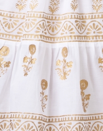 Fabric image thumbnail - Bella Tu - Ophelia White and Gold Print Dress
