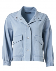 Blue Tencel Cotton Jacket
