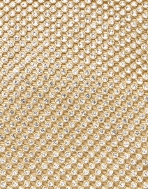 Fabric image thumbnail - Loeffler Randall - Doreen Gold Diamante Mesh Clutch