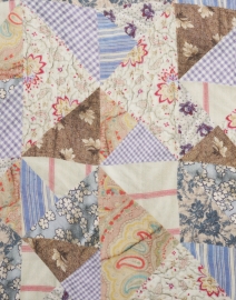 Fabric image thumbnail - Jane Carr - Multi Floral Patchwork Prairie Modal Cashmere Scarf