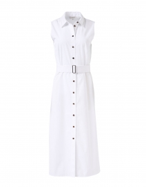 Pax White Cotton Shirt Dress