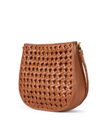 Front image thumbnail - Bembien - Alba Brown Leather Saddle Bag