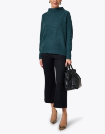 Look image thumbnail - Vince - Black Wool Cropped Flare Pant