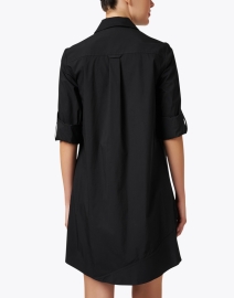 Back image thumbnail - Finley - Jenna Black Tiered Shirt Dress