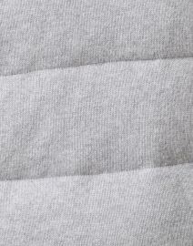 Fabric image thumbnail - Amina Rubinacci - Lira Gray Wool Cashmere Puffer Jacket