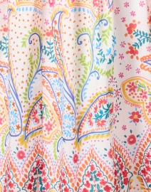 Fabric image thumbnail - Sara Roka - Edna Multi Paisley Print Cotton Shirt Dress