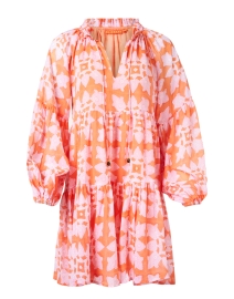 Product image thumbnail - Oliphant - Orange Print Cotton Dress