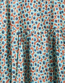 Fabric image thumbnail - Odeeh - Blue and Orange Multi Print Dress