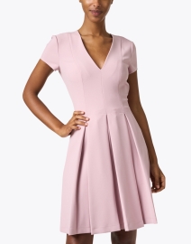 Front image thumbnail - Emporio Armani - Emma Pink Pleated Dress