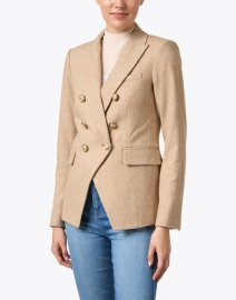 Front image thumbnail - Veronica Beard - Miller Camel Essential Dickey Jacket