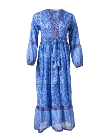 Gia Blue Drawstring Dress