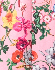 Fabric image thumbnail - Edward Achour - Pink Floral Multi Sleeveless Dress