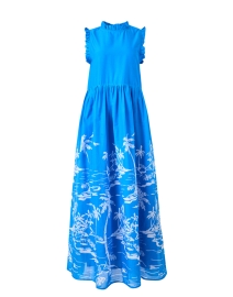 Constance Blue Print Dress