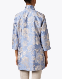 Back image thumbnail - Connie Roberson - Rita Periwinkle Blue Floral Jacket