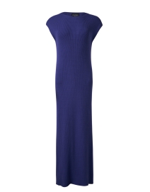 Purple Rib Knit Dress