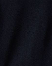 Fabric image thumbnail - Allude - Navy Wool Cashmere Polo Sweater 