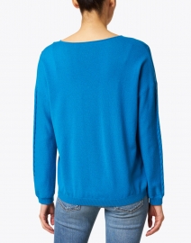 Saint James - Cleveland Electric Blue Wool and Cashmere Sweater