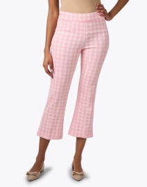 Front image thumbnail - Avenue Montaigne - Leo Pink Print Pull On Pant