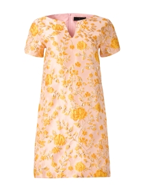 Lulu Peach Jacquard Dress