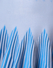 Fabric image thumbnail - Emporio Armani - Blue Geometric Knit Dress