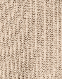 Eileen Fisher - Wheat Beige Cotton Boucle Sweater