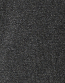 J'Envie - Charcoal Viscose Knit Zip Jacket with Ribbed Sleeves 