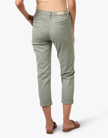 Back image thumbnail - AG Jeans - Caden Green Stretch Cotton Pant