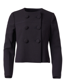 Product image thumbnail - Jane - Ozzie Soft Black Wool Jacket