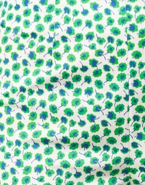 Fabric image thumbnail - Piazza Sempione - Audrey Green Print Capri Pant