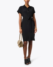 Look image thumbnail - Joseph - Rosemoore Black Silk Polo Dress