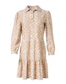Henley Sand Abstract Printed Dress