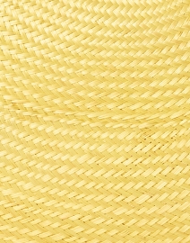 SERPUI - Yellow Woven Straw Clutch