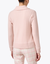 Back image thumbnail - Madeleine Thompson - Isidore Pink Collared Sweater
