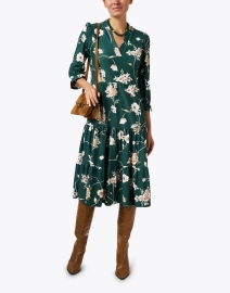 Look image thumbnail - Jude Connally - Maggie Green Floral Dress