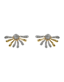 Solanales Gold Crystal Earrings