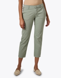 Front image thumbnail - Frank & Eileen - Wicklow Green Cotton Chino Pant