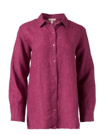 Berry Linen Shirt