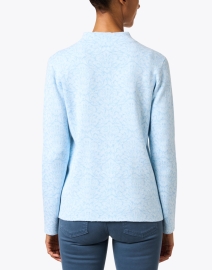 Back image thumbnail - Kinross - Blue Print Cashmere Sweater