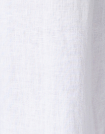 Fabric image thumbnail - 120% Lino - White Linen Wide Leg Drawstring Pant