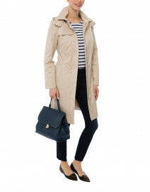 Ste Lucie Beige Belted Trench Coat