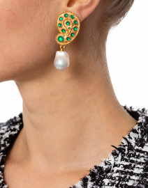 Emerald Taj Clip-On Earring