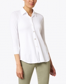 Front image thumbnail - Southcott - Eastdale White Bamboo Cotton Top