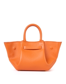 Back image thumbnail - DeMellier - Mini New York Orange Leather Bag