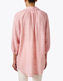 Back image thumbnail - Honorine - Wren Pink Cotton Shirt
