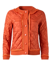 Ferro Orange Quilted Jacket