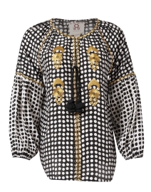 Tula Gold Embroidered Blouse