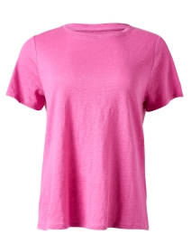 Product image thumbnail - Eileen Fisher - Pink Linen Tee