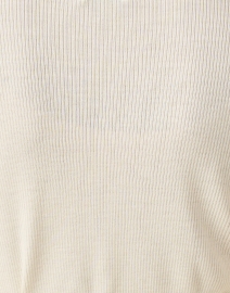 Fabric image thumbnail - Allude - Cream Wool Wrap Cardigan