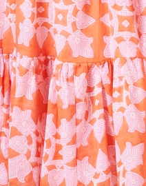 Fabric image thumbnail - Oliphant - Orange Print Cotton Dress