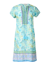 Turquoise Print Dress